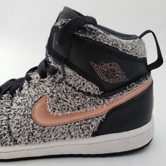 Jordan Other - Air Jordan 1 Retro Faux Fur Sneakers